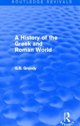 Grundy |  A History of the Greek and Roman World | Buch |  Sack Fachmedien