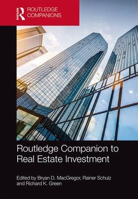 MacGregor / Schulz / Green |  Routledge Companion to Real Estate Investment | Buch |  Sack Fachmedien