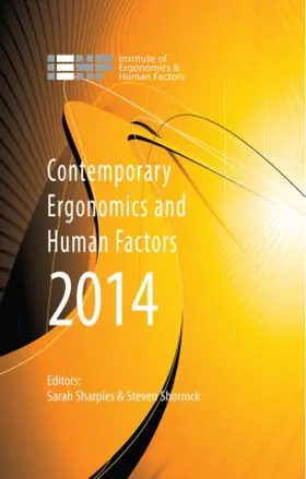 Sharples / Shorrock |  Contemporary Ergonomics and Human Factors 2014 | Buch |  Sack Fachmedien