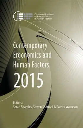 Sharples / Shorrock / Waterson |  Contemporary Ergonomics and Human Factors 2015 | Buch |  Sack Fachmedien