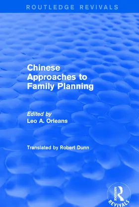 Orleans |  Chinese Approaches to Family Planning | Buch |  Sack Fachmedien