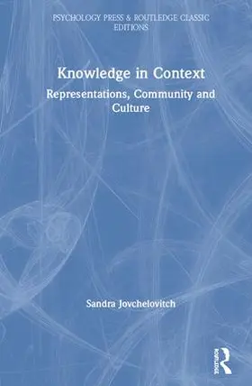 Jovchelovitch |  Knowledge in Context | Buch |  Sack Fachmedien