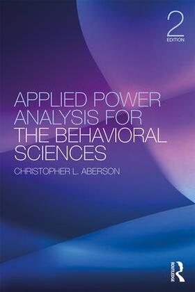 Aberson |  Applied Power Analysis for the Behavioral Sciences | Buch |  Sack Fachmedien