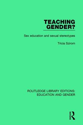 Szirom |  Teaching Gender? | Buch |  Sack Fachmedien