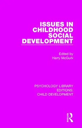 McGurk |  Issues in Childhood Social Development | Buch |  Sack Fachmedien