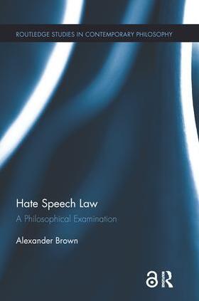 Brown |  Hate Speech Law | Buch |  Sack Fachmedien