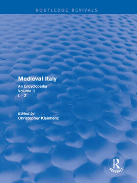 Kleinhenz |  : Medieval Italy (2004) | Buch |  Sack Fachmedien