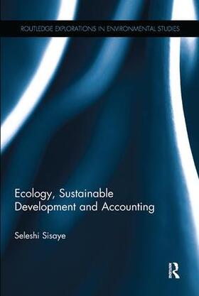 Sisaye |  Ecology, Sustainable Development and Accounting | Buch |  Sack Fachmedien