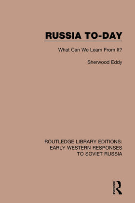 Eddy |  Russia To-Day | Buch |  Sack Fachmedien
