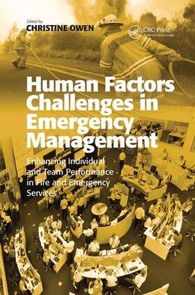 Owen |  Human Factors Challenges in Emergency Management | Buch |  Sack Fachmedien