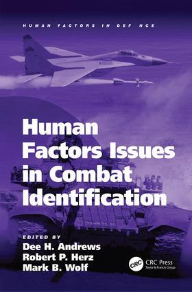 Herz / Andrews / Wolf |  Human Factors Issues in Combat Identification | Buch |  Sack Fachmedien