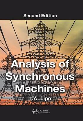 Lipo |  Analysis of Synchronous Machines | Buch |  Sack Fachmedien