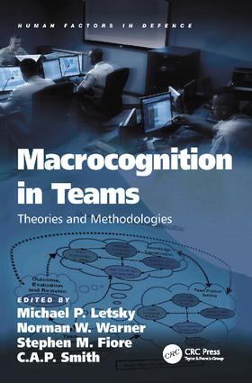 Warner / Letsky / Smith |  Macrocognition in Teams | Buch |  Sack Fachmedien