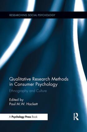Hackett |  Qualitative Research Methods in Consumer Psychology | Buch |  Sack Fachmedien
