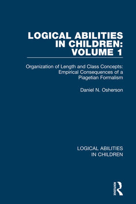 Osherson |  Logical Abilities in Children: Volume 1 | Buch |  Sack Fachmedien