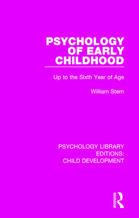 Stern |  Psychology of Early Childhood | Buch |  Sack Fachmedien