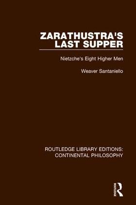 Santaniello |  Zarathustra's Last Supper | Buch |  Sack Fachmedien