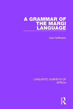 Hoffmann |  A Grammar of the Margi Language | Buch |  Sack Fachmedien
