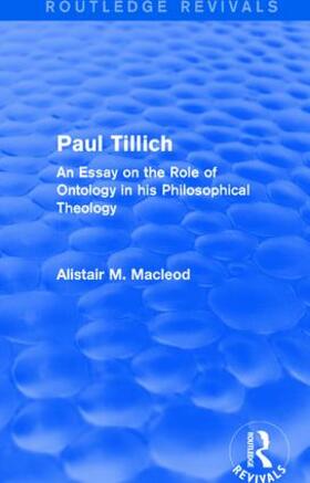 Macleod |  : Paul Tillich (1973) | Buch |  Sack Fachmedien