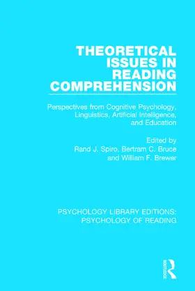 Spiro / Bruce / Brewer |  Theoretical Issues in Reading Comprehension | Buch |  Sack Fachmedien