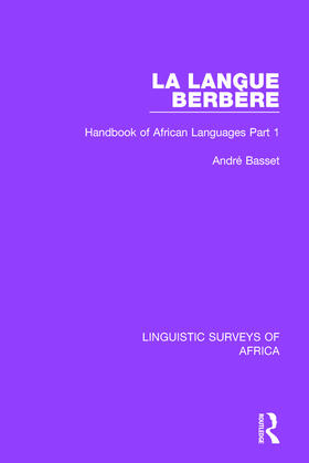 Basset |  La Langue Berbère | Buch |  Sack Fachmedien