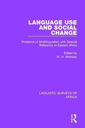 Whiteley |  Language Use and Social Change | Buch |  Sack Fachmedien