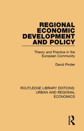 Pinder |  Regional Economic Development and Policy | Buch |  Sack Fachmedien