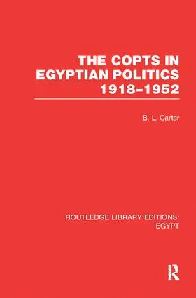 Carter |  The Copts in Egyptian Politics | Buch |  Sack Fachmedien