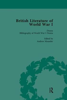 Maunder / Potter / Smith |  British Literature of World War I, Volume 5 | Buch |  Sack Fachmedien