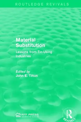 Tilton |  Material Substitution | Buch |  Sack Fachmedien