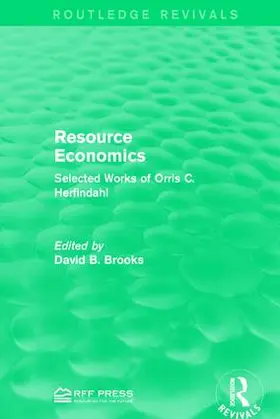 Brooks |  Resource Economics | Buch |  Sack Fachmedien