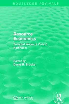 Brooks |  Resource Economics | Buch |  Sack Fachmedien