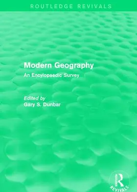 Dunbar |  Modern Geography | Buch |  Sack Fachmedien