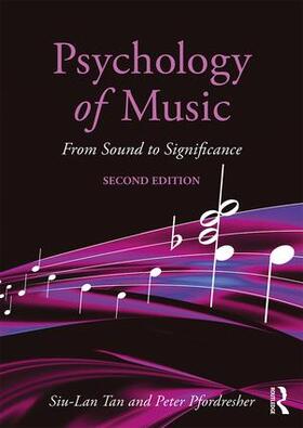 Pfordresher / Tan / Harre |  Psychology of Music | Buch |  Sack Fachmedien