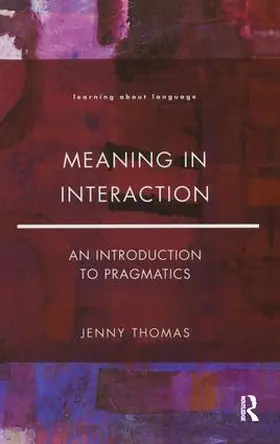 Thomas |  Meaning in Interaction | Buch |  Sack Fachmedien