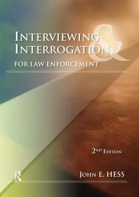 Hess |  Interviewing and Interrogation for Law Enforcement | Buch |  Sack Fachmedien