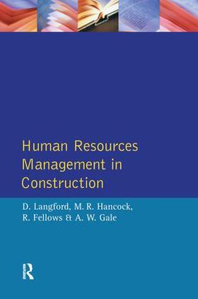 Langford / Fellows / Hancock |  Human Resources Management in Construction | Buch |  Sack Fachmedien