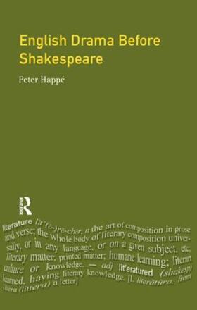 Happe |  English Drama Before Shakespeare | Buch |  Sack Fachmedien