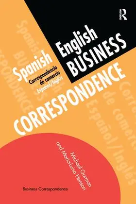 Gorman / Henson |  Spanish/English Business Correspondence | Buch |  Sack Fachmedien