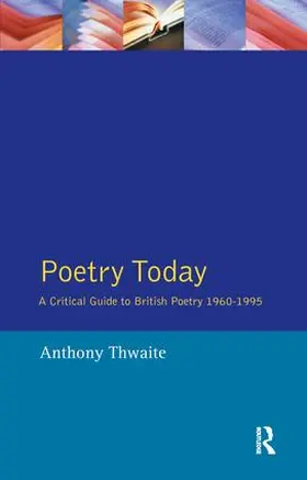 Thwaite |  Poetry Today | Buch |  Sack Fachmedien