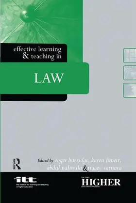 Burridge / Hinett / Paliwala |  Effective Learning and Teaching in Law | Buch |  Sack Fachmedien