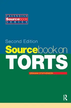 Stephenson |  Sourcebook on Tort Law 2/e | Buch |  Sack Fachmedien