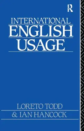 Todd / Hancock |  International English Usage | Buch |  Sack Fachmedien