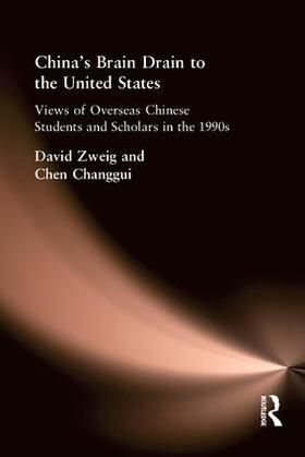 Zweig / Changgui |  China's Brain Drain to the United States | Buch |  Sack Fachmedien