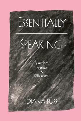 Fuss |  Essentially Speaking | Buch |  Sack Fachmedien