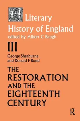 Bond / Sherburn |  The Literary History of England | Buch |  Sack Fachmedien