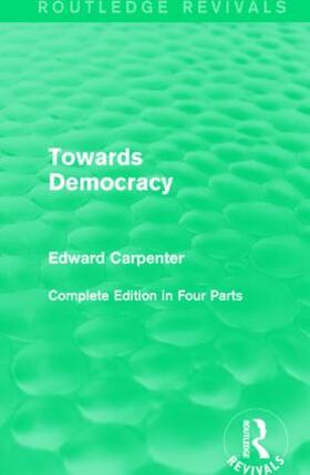 Carpenter |  Towards Democracy | Buch |  Sack Fachmedien