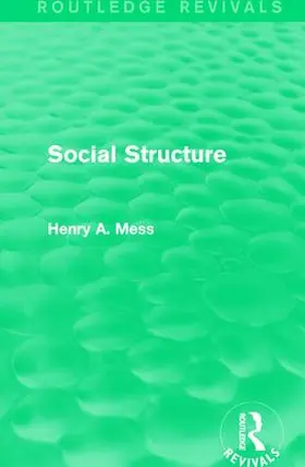 Mess |  Social Structure | Buch |  Sack Fachmedien