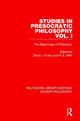 Allen / Furley |  Studies in Presocratic Philosophy Volume 1 | Buch |  Sack Fachmedien