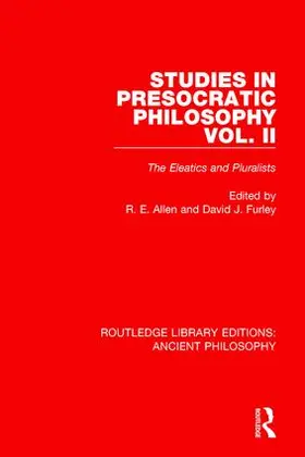 Allen / Furley |  Studies in Presocratic Philosophy Volume 2 | Buch |  Sack Fachmedien